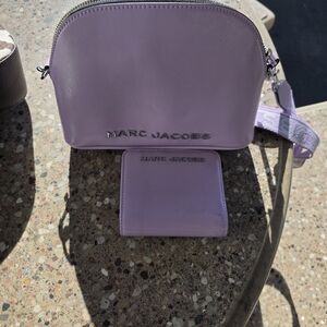 Marc Jacobs Purple Cosmetic Bag and Case Set